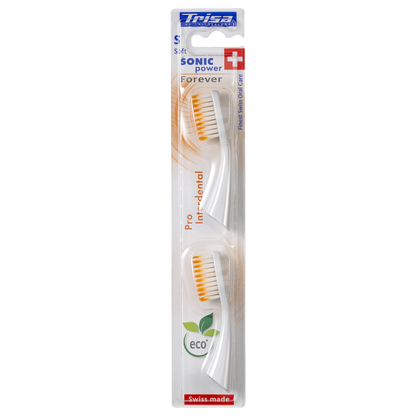 TRISA Sonicpower Pro Interdental replacement heads in package designed for deep interdental cleaning
